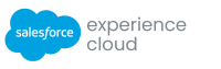 Salesforce Experience Cloud logo featuring the blue Salesforce cloud icon.
