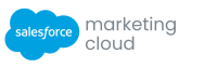 Salesforce Marketing Cloud logo featuring the blue Salesforce cloud icon.
