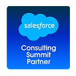 Salesforce Partner Summit badge.
