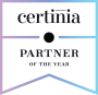 Certinia Partner of the Year badge