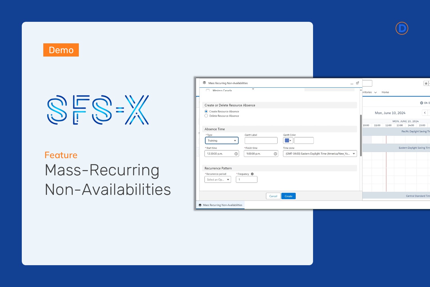 Demo image of SFS-X ISV App.