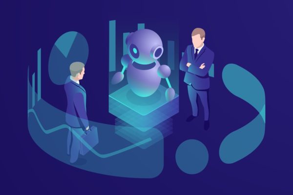 professional services team using AI tools for optimized service delivery