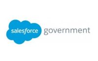 Salesforce Government logo featuring the blue Salesforce cloud icon next to the word “government” in gray text.