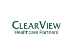 ClearView Healthcare Partners logo with the company name in dark green serif lettering.