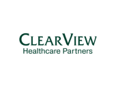 ClearView Healthcare Partners logo with the company name in dark green serif lettering.
