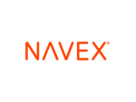 NAVEX logo with the company name in bold, bright orange uppercase letters.