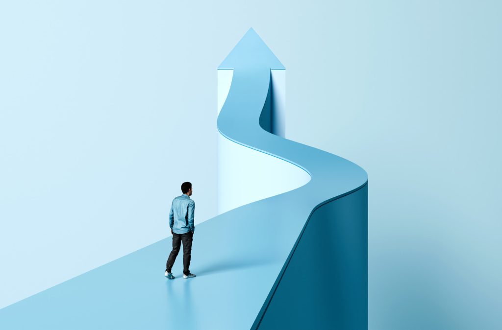 Proactive managed services concept showing short- and long-term improvements in processes
