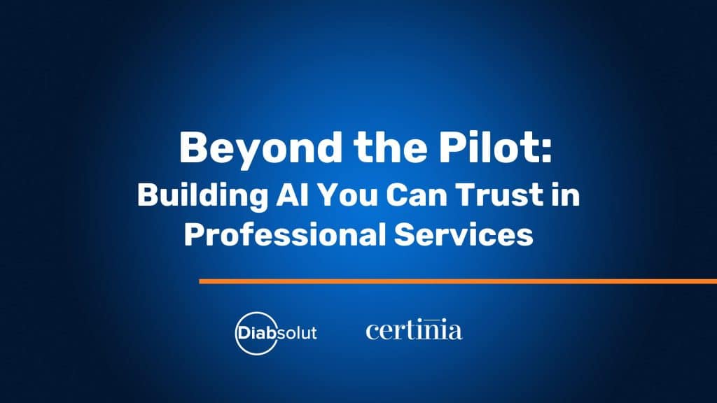 Webinar. Beyond the pilot. Building AI you can trust in PS