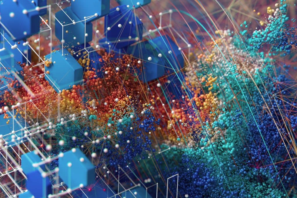 Abstract representation of imperfect data, ready as is to launch agentic